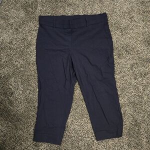 Rafaella Navy Ankle Pants